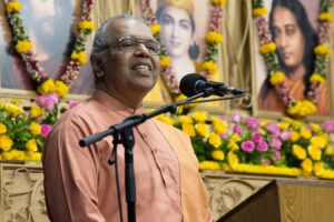 Swami Shraddhananda speaks on Only Love Can Take My Place.