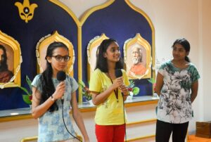 Girls share their experiences of the camp.