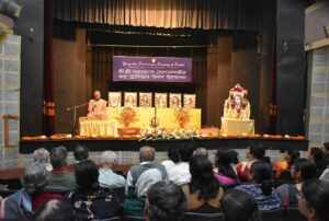 Swami Nigamananda address devotees, Kolkata.