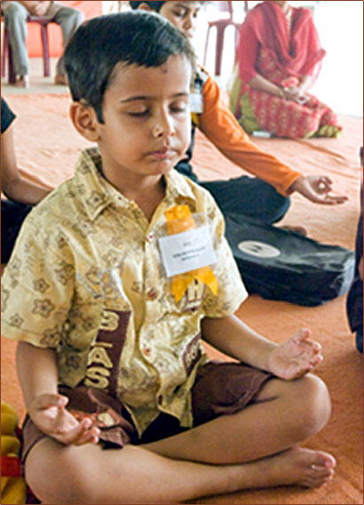 Child Meditating