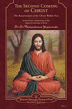 second coming christ book cover works paramahansa yogananda