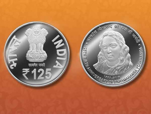 Commemorative Coin released on 125th birth anniversary of Paramahansa Yogananda