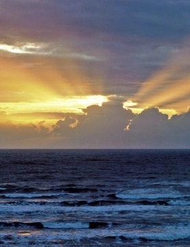 Sunrise in Ocean