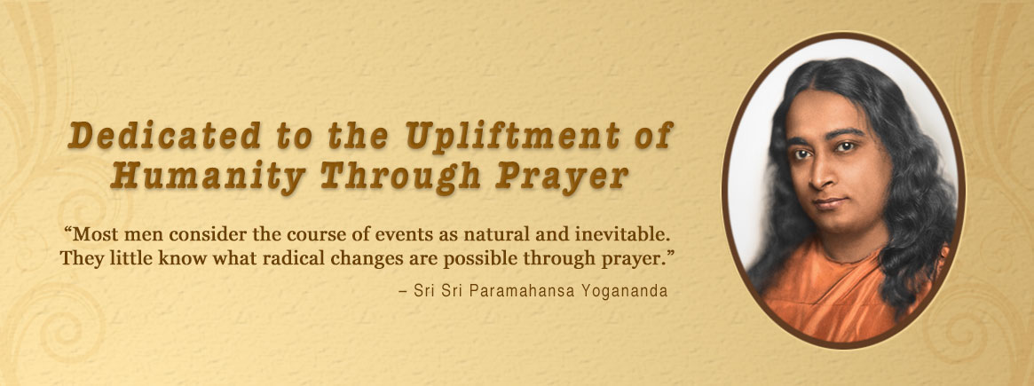 Paramahansa Yogananda's words on prayers.