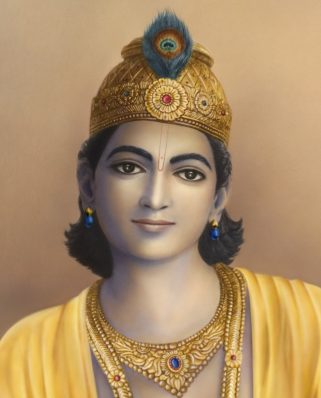 Bhagavan Krishna with mukut