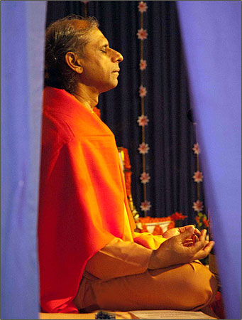 YSS Swami Meditating